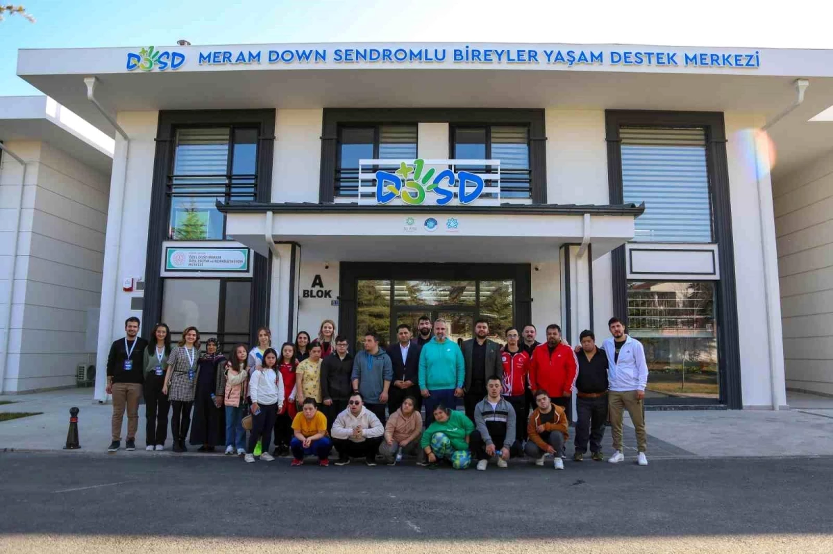 Down Sendromlu Özel Milli Judocular DOSD Meram\'ı Ziyaret Etti