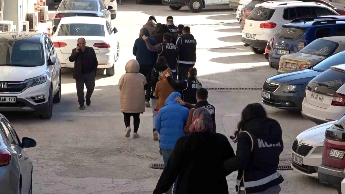 Elazığ\'da Cımbız-2 Operasyonu: 7 Şüpheli Gözaltına Alındı