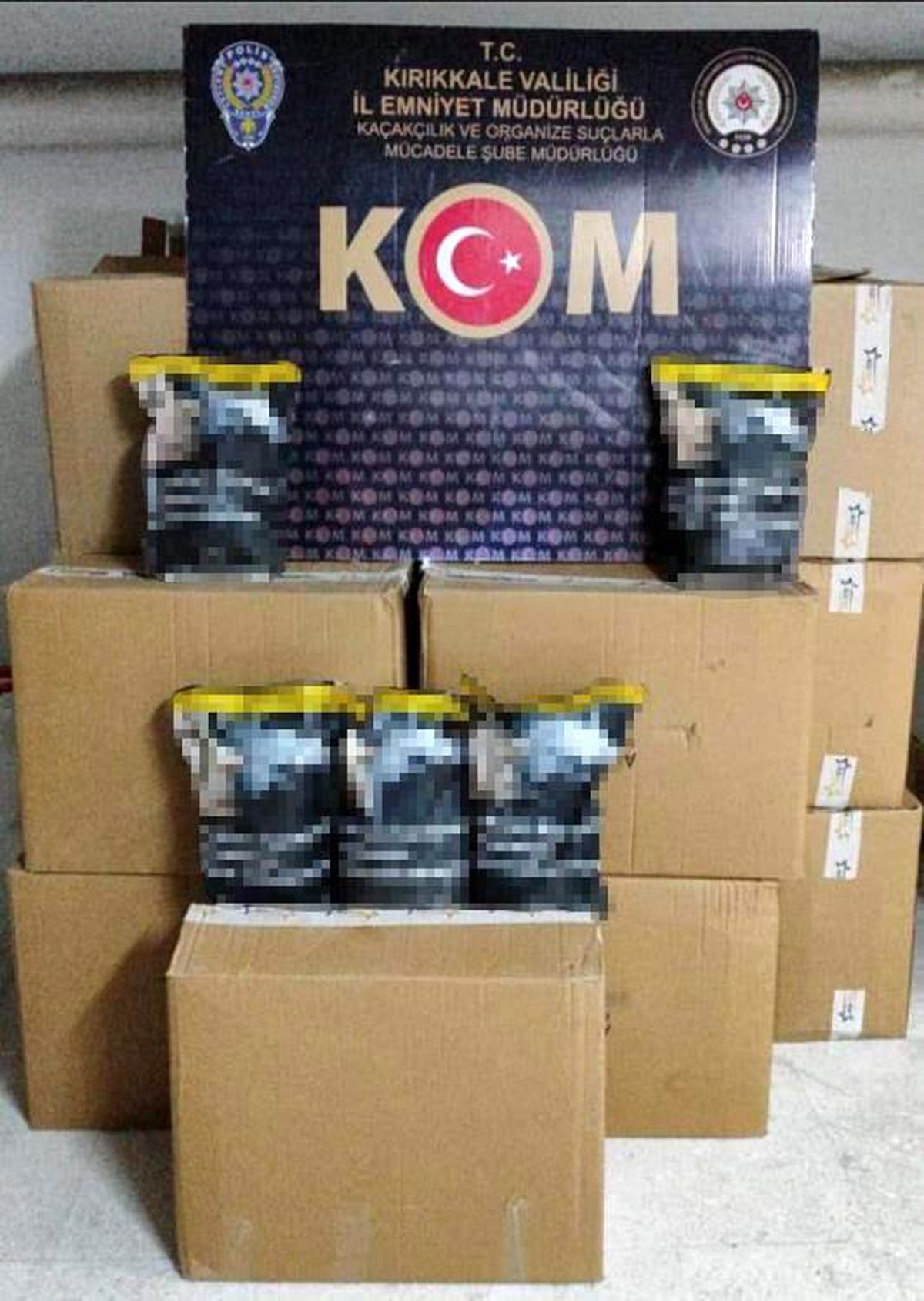 Kırıkkale\'de Kaçakçılık Operasyonunda 22 Bin 400 Makaron ve Bin 144 Gümrük Kaçağı Sigara Ele Geçirildi