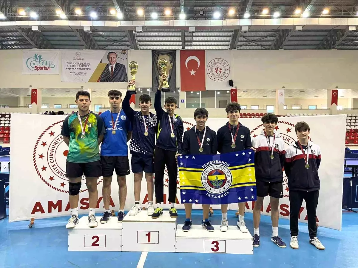 Kocasinan Belediyesi Spor Kulübü Masa Tenisi Şampiyonasında Başarılı