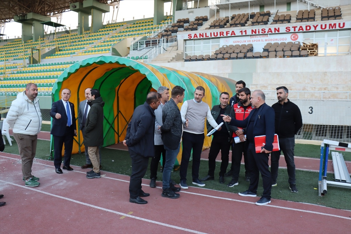 TFF Yetkilileri Şanlıurfa\'da Süper Kupa Maçı İçin İnceleme Yaptı