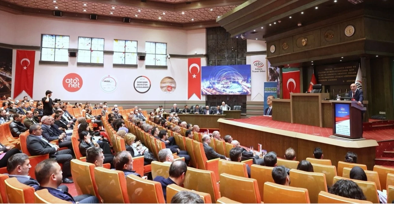 Ankara Büyükşehir Belediye Başkan Adayı Turgut Altınok, Ankara Ticaret Odası\'nda konuştu