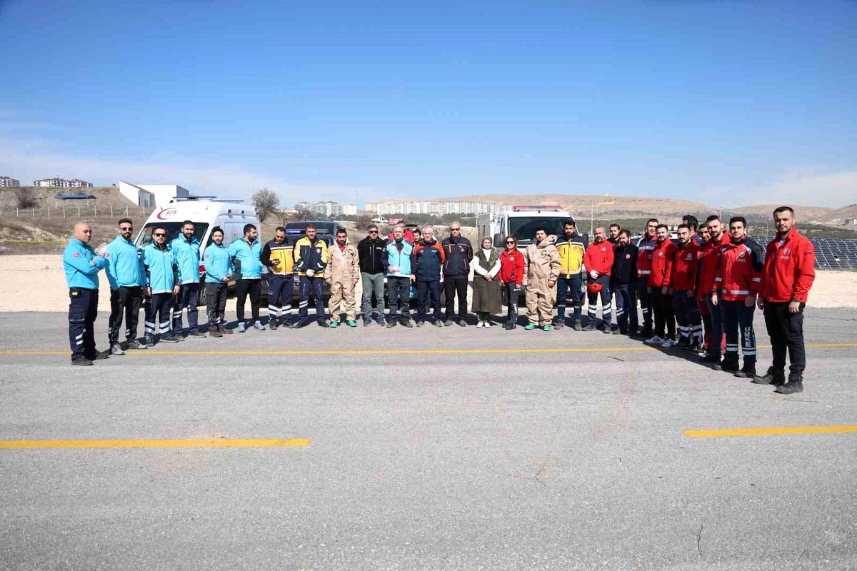 Elazığ UMKE Ekipleri Gerçekçi Tatbikat Yaptı