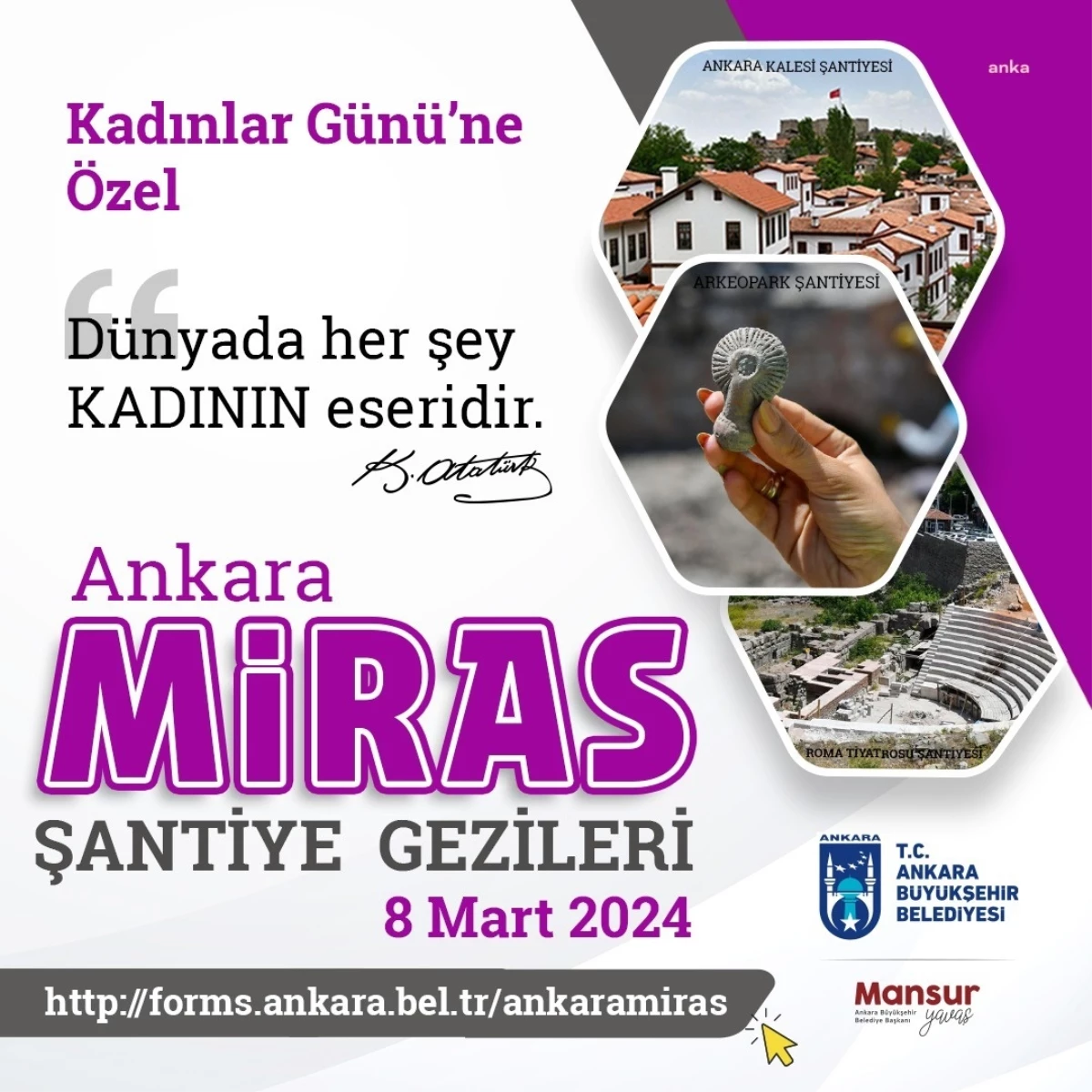 Ankara Büyükşehir Belediyesi, 8 Mart Dünya Emekçi Kadınlar Günü\'nde Şantiye Gezileri Düzenliyor