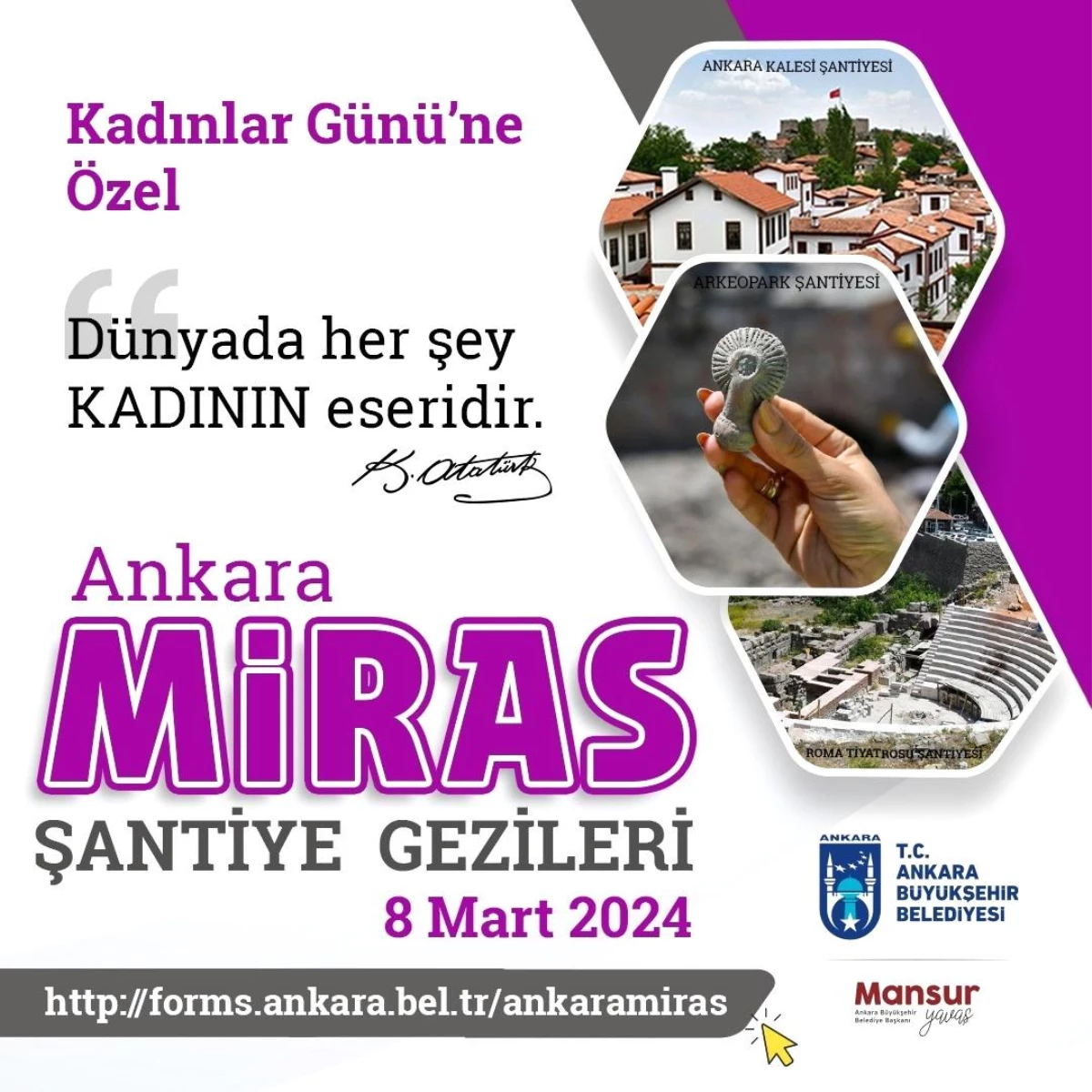 Ankara Büyükşehir Belediyesi, 8 Mart Dünya Kadınlar Günü\'nde şantiye gezileri düzenleyecek