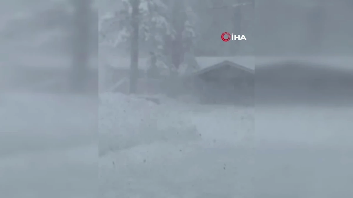 ABD\'nin California eyaletini kar fırtınası vurdu