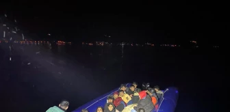Çanakkale'de 14'ü çocuk, 31 kaçak göçmen yakalandı