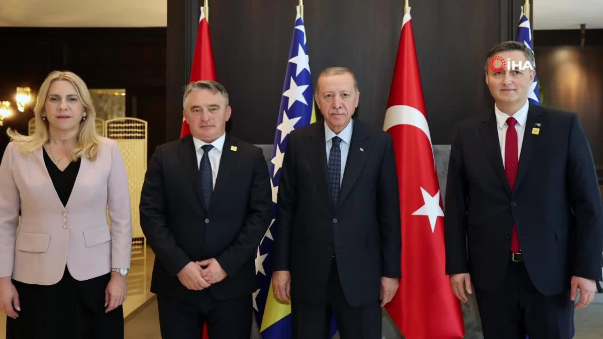 Cumhurbaşkanı Erdoğan, Bosna Hersek Devlet Başkanlık Konseyi üyeleri ile görüştü