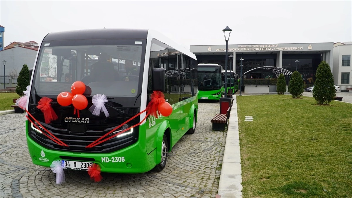 İstanbulkart, Arnavutköy\'deki bazı minibüslerde kullanılmaya başlandı