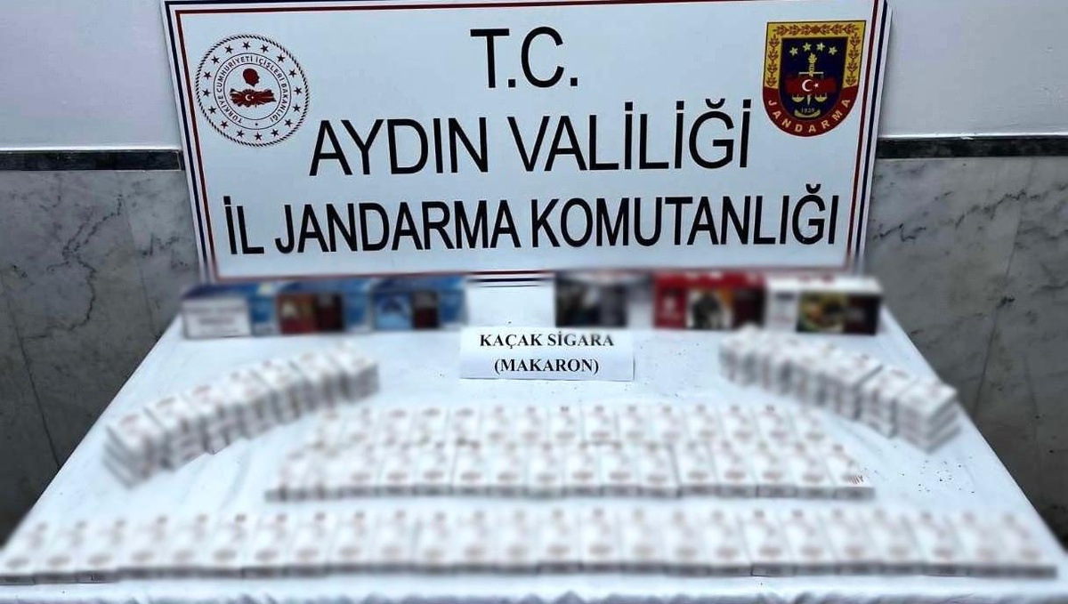 Aydın\'da Kaçak Makaron Operasyonu: 75 Paket Ele Geçirildi