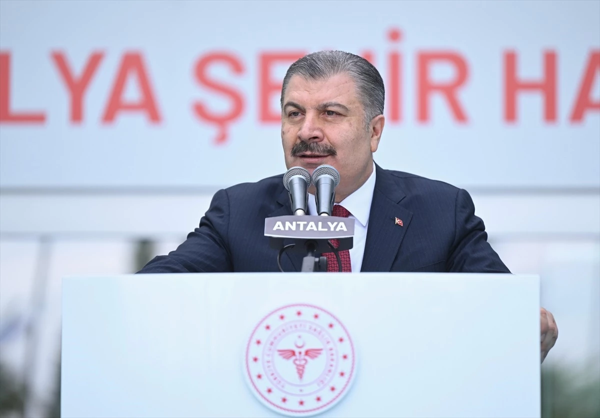 Sağlık Bakanı Fahrettin Koca, Antalya Şehir Hastanesi\'nin açılışını yaptı