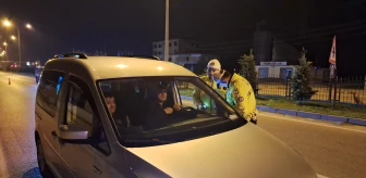 Samsun'un Bafra ilçesinde ortak trafik denetimi gerçekleştirildi