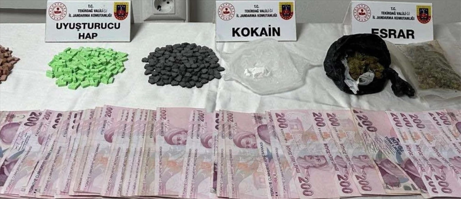 Tekirdağ\'da uyuşturucu ticareti yapan 9 şüpheli gözaltına alındı