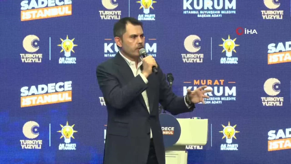 AK Parti İBB Başkan Adayı Kurum: "İstanbul\'da 650 bin konutu 5 yıl içerisinde dönüştüreceğiz"
