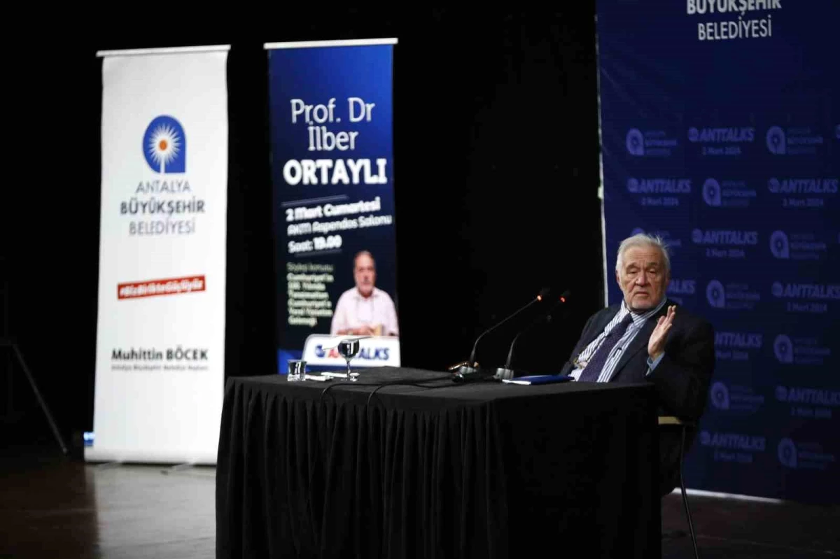 Prof. Dr. İlber Ortaylı Antalya\'da AntTalks Etkinliğinde Konuştu