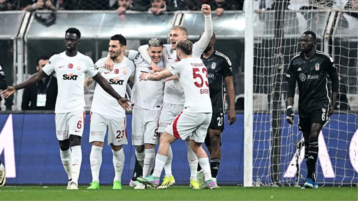 Aslan durdurulamıyor! Galatasaray, Beşiktaş\'ı deplasmanda devirdi