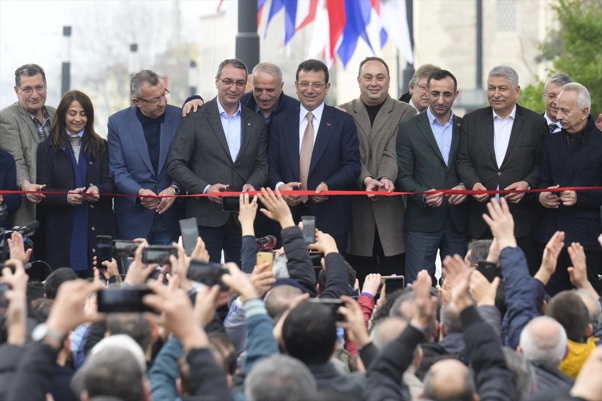 İBB Başkanı İmamoğlu, Fatih Ordu Caddesi\'nin düzenlemesinin tamamlanmasını kutladı