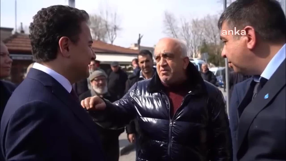 Ali Babacan, MHP\'li bir seçmenle sohbet etti
