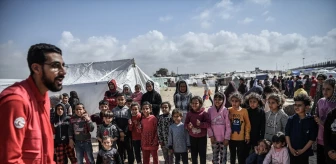 Gazze'deki mülteci çocuklar için moral etkinliği düzenlendi