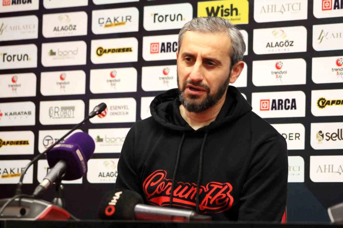 Çorum FK Teknik Direktörü Serkan Özbalta: Bırakmadan, pes etmeden yolumuza devam edeceğiz