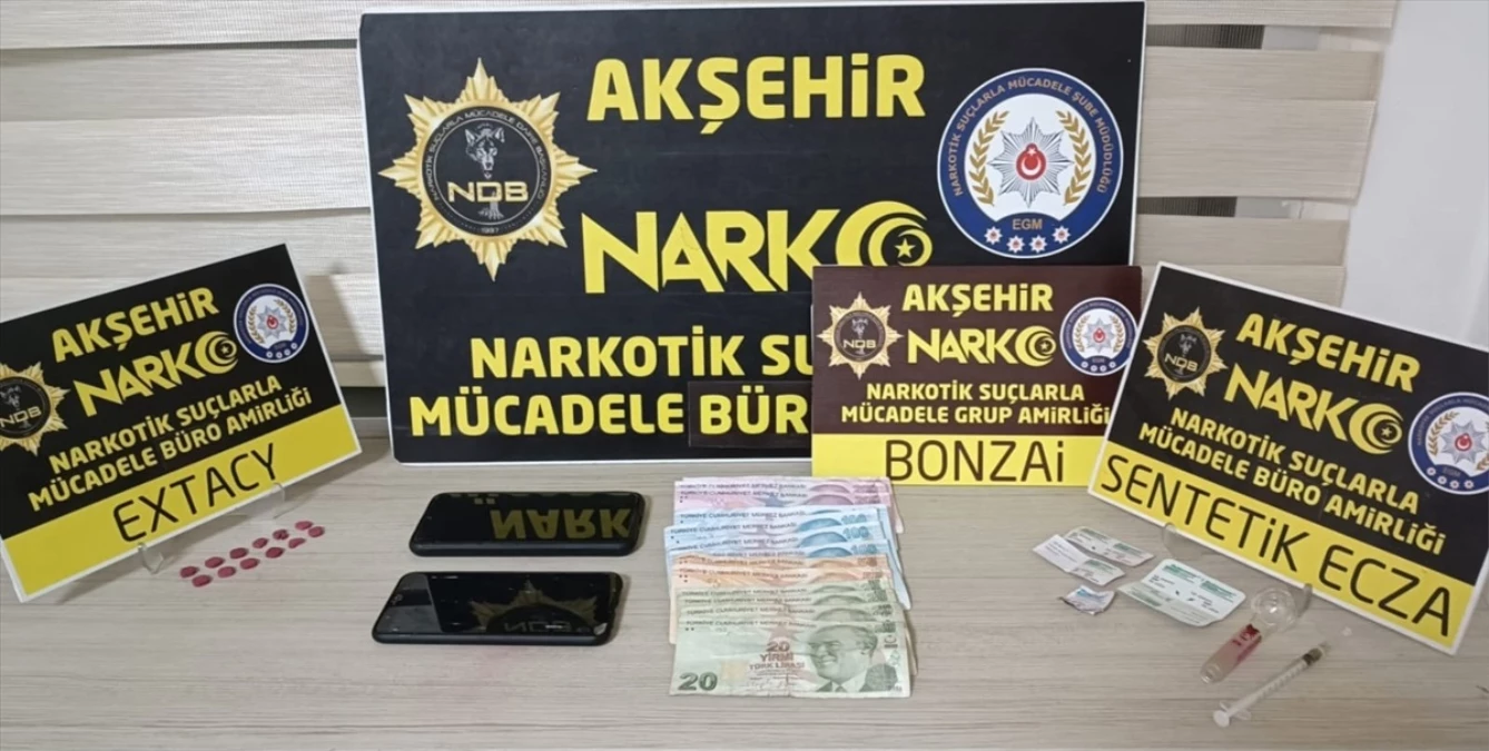 Akşehir\'de Uyuşturucu Operasyonu: 2 Şüpheliden Birisi Tutuklandı