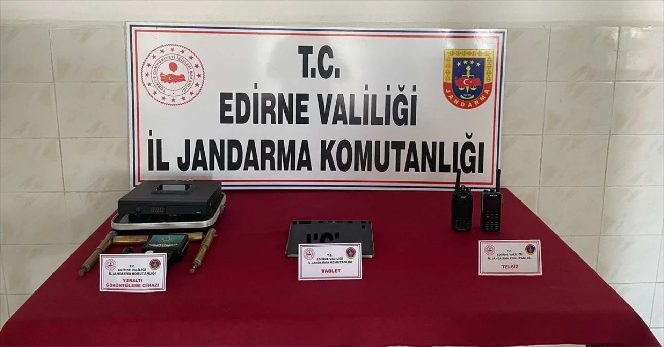 Edirne\'de Kaçak Kazı Yapan 6 Şüpheli Gözaltına Alındı