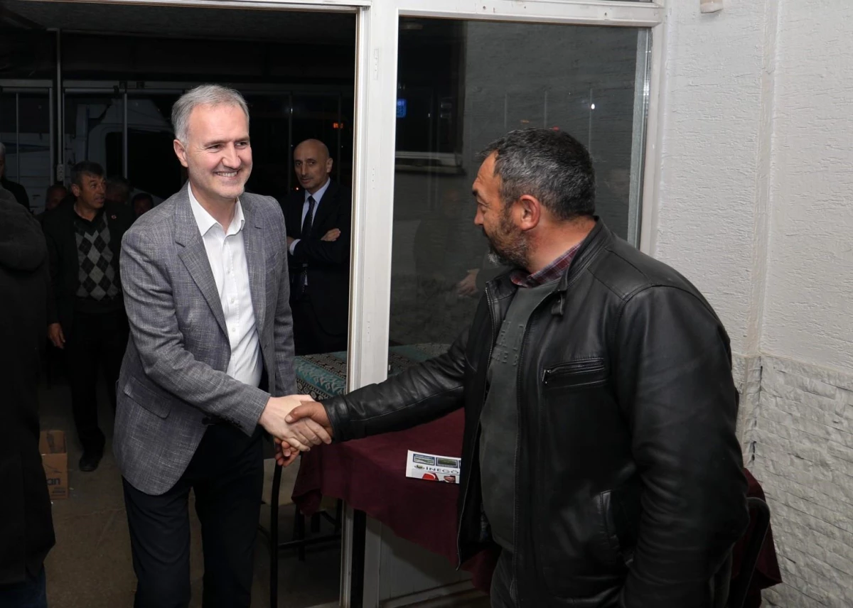İnegöl Belediye Başkanı Alper Taban, Çeltikçi ve Edebey mahallelerini ziyaret etti