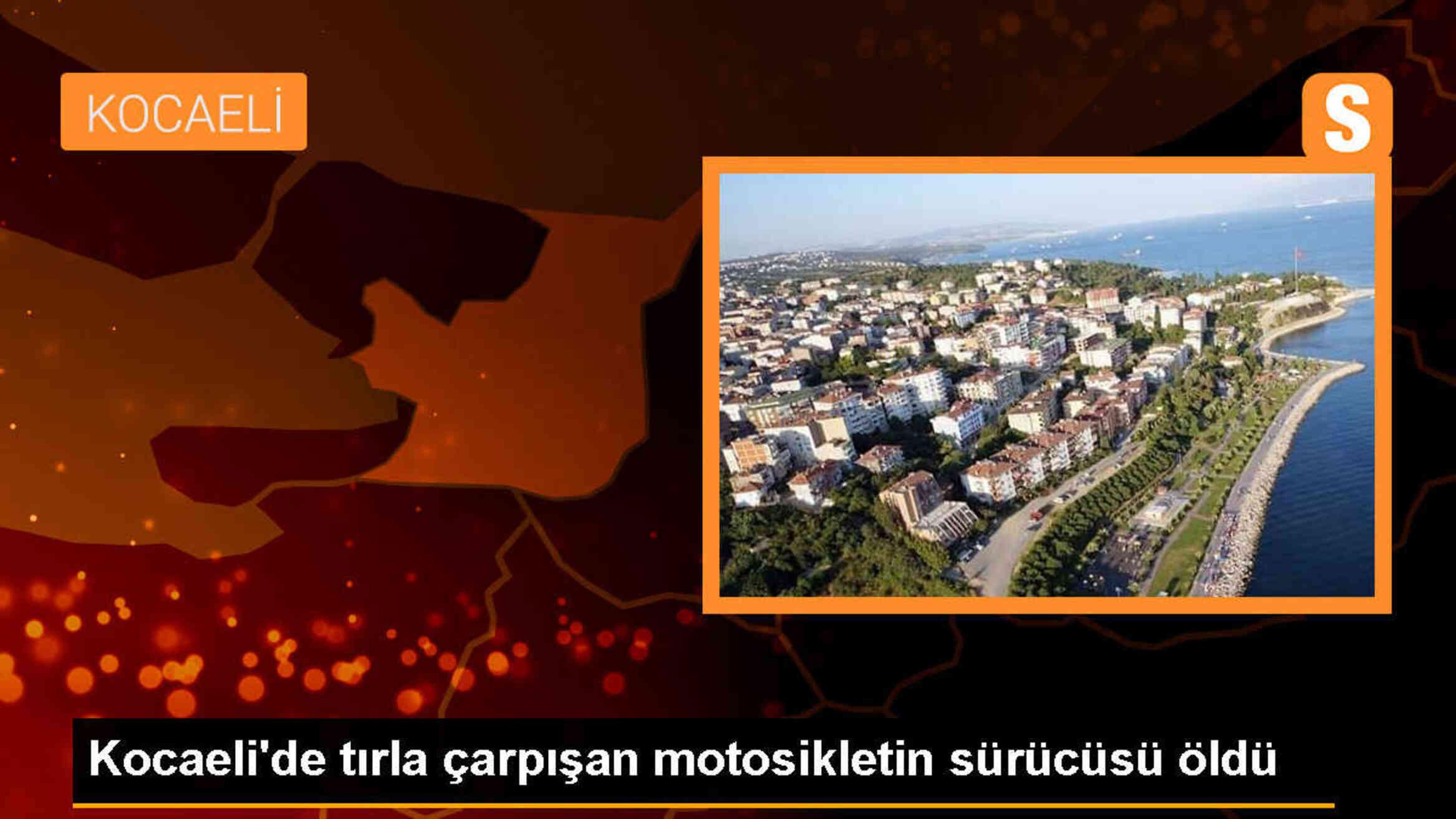 Derince\'de motosiklet ile tır çarpıştı: 1 ölü