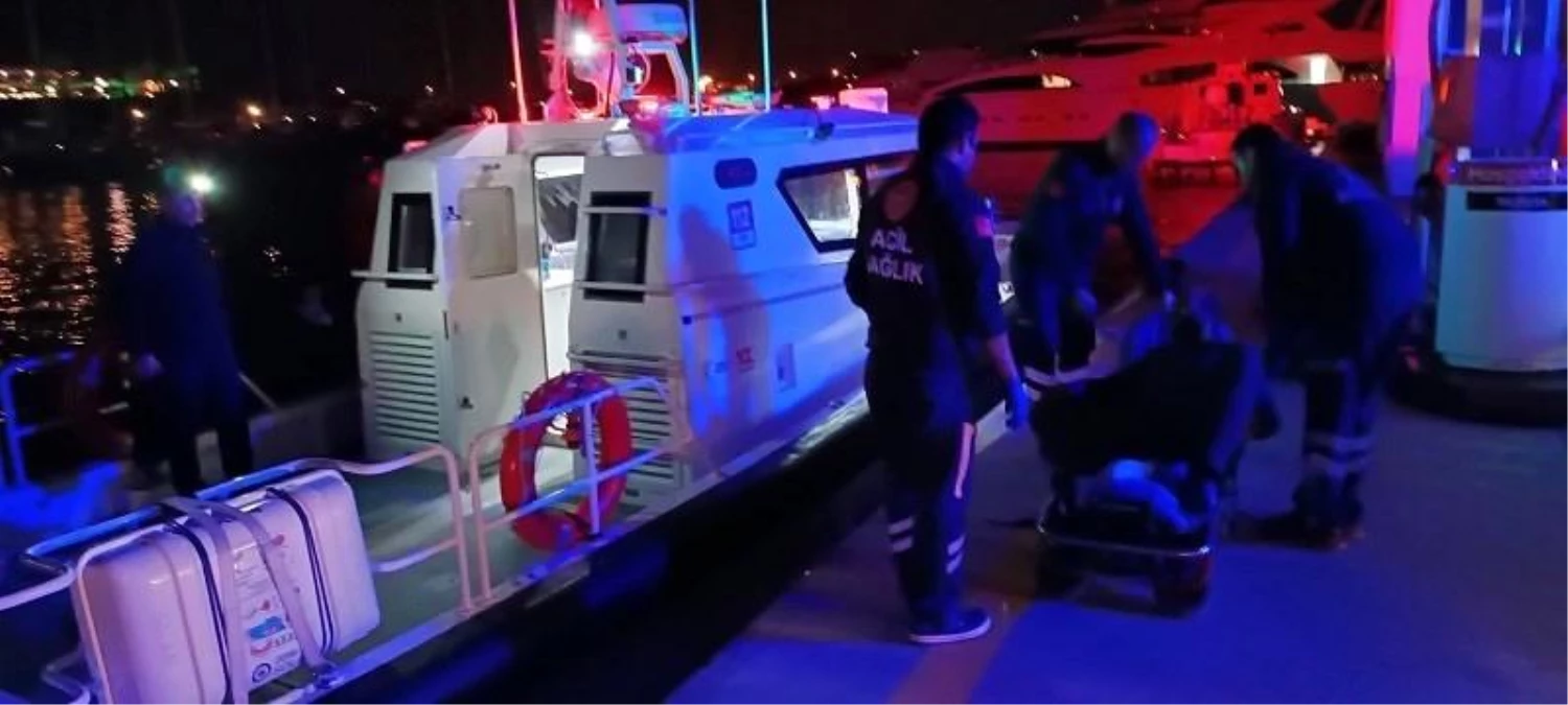 Didim\'de Teknede Rahatsızlanan Kişi Sahil Güvenlik Tarafından Tahliye Edildi