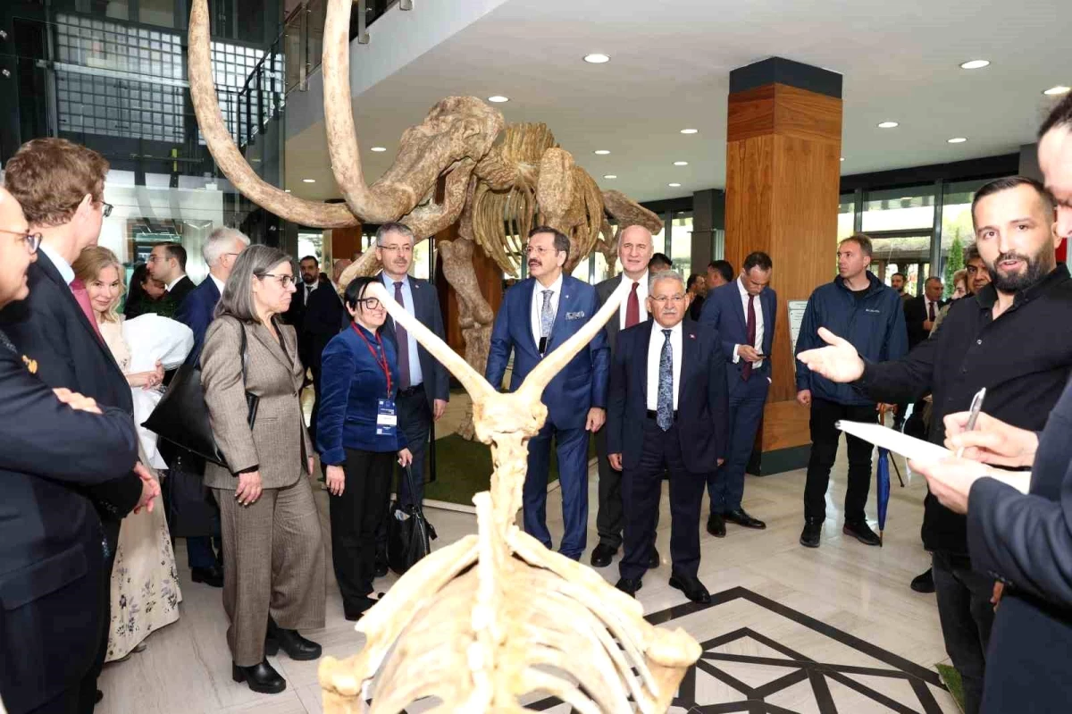 Kayseri Büyükşehir Belediyesi\'nin Fosil Sergisi Avrupa Birliği Büyükelçilerini Etkiledi