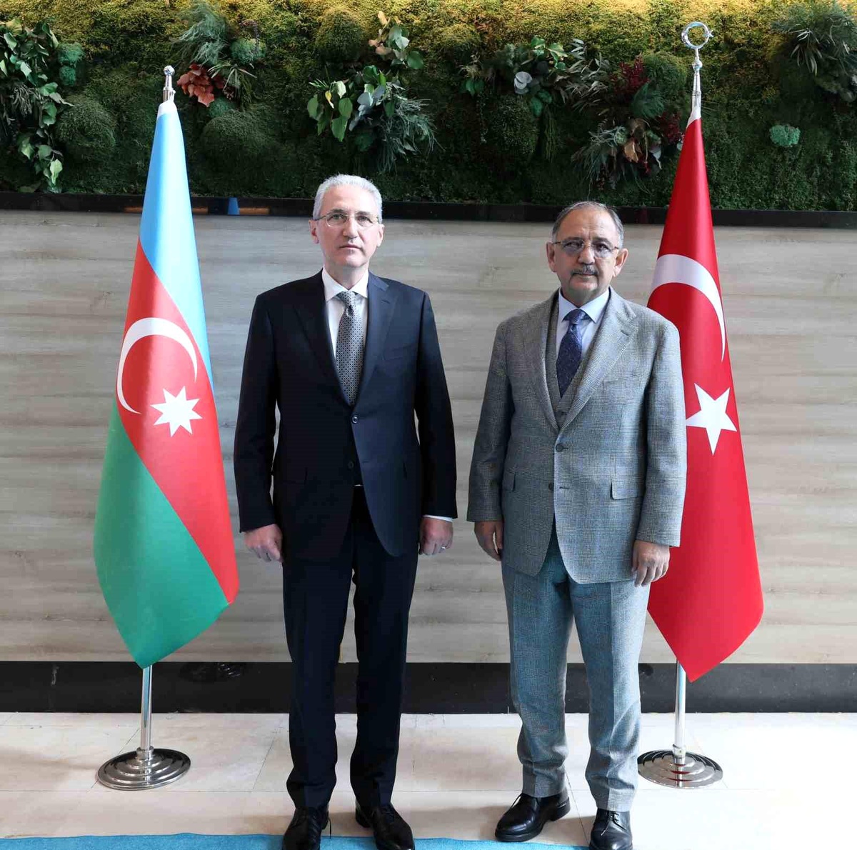 Bakan Özhaseki, Azerbaycanlı mevkidaşı Babayev\'i ağırladı