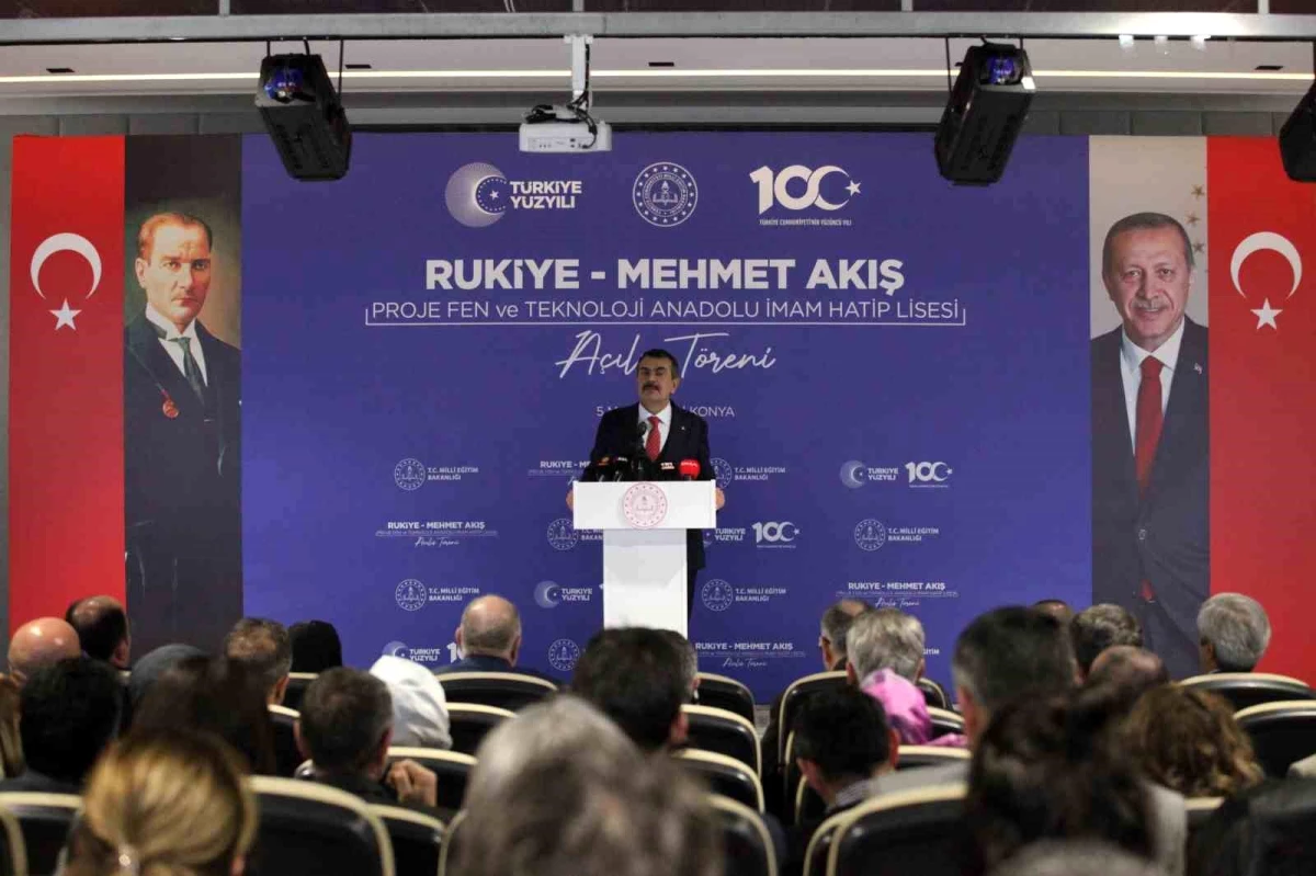 Milli Eğitim Bakanı Yusuf Tekin Konya\'da açılış programına katıldı