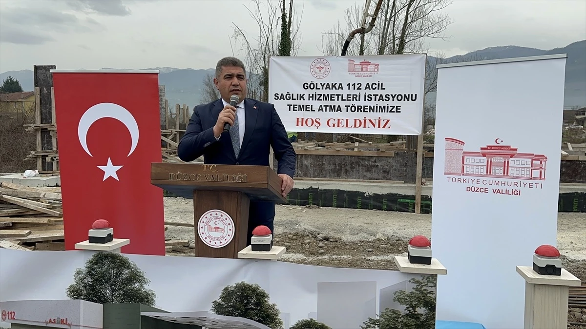 Düzce\'de Aile Sağlığı ve 112 Komuta Merkezlerinin Temeli Atıldı