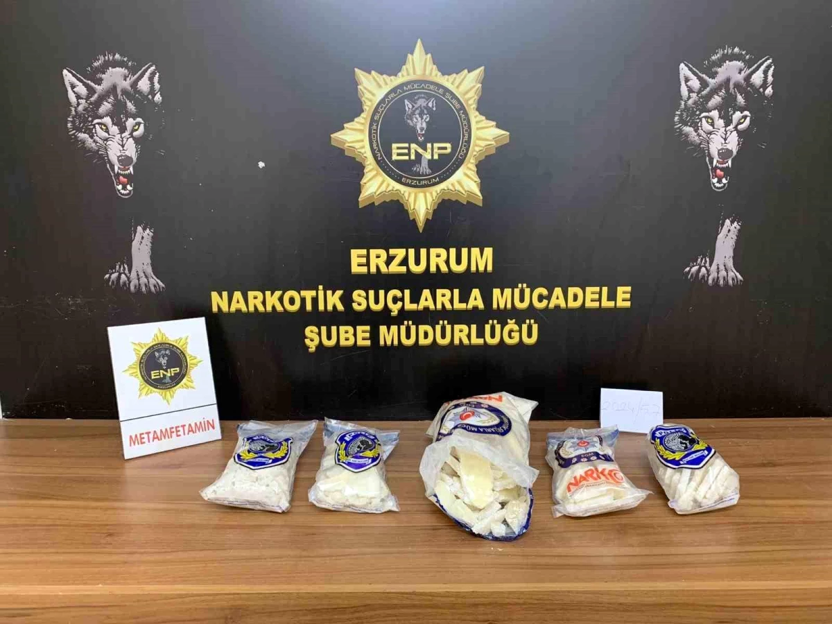 Erzurum\'da Uyuşturucu Operasyonu: 4 Şüpheli Tutuklandı