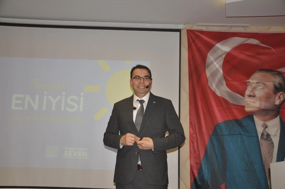 İYİ Parti Tarsus Belediye Başkan Adayı Mehmet Yunus Seven Projelerini Tanıttı