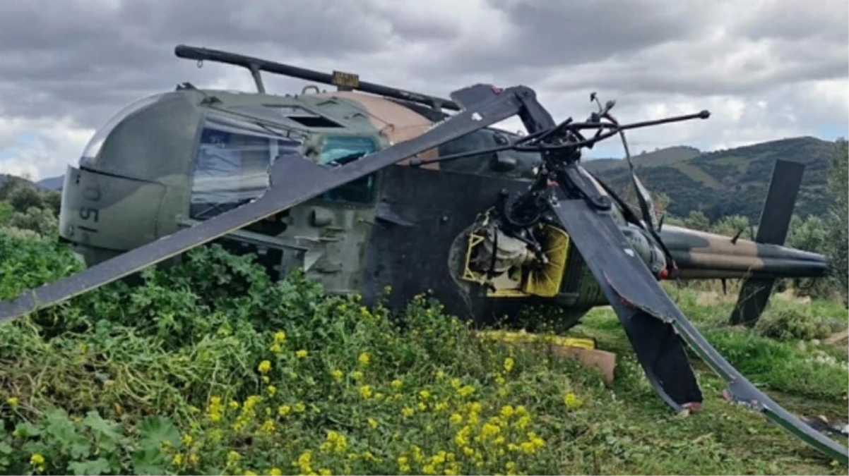 İzmir\'de askeri helikopter zorunlu iniş yaptı: 1 yaralı
