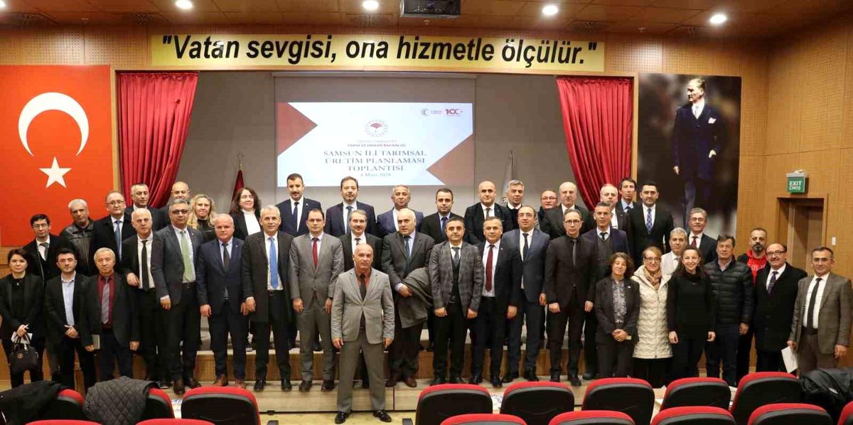 Tarımsal Üretim Planlaması Toplantısı Samsun\'da Gerçekleştirildi