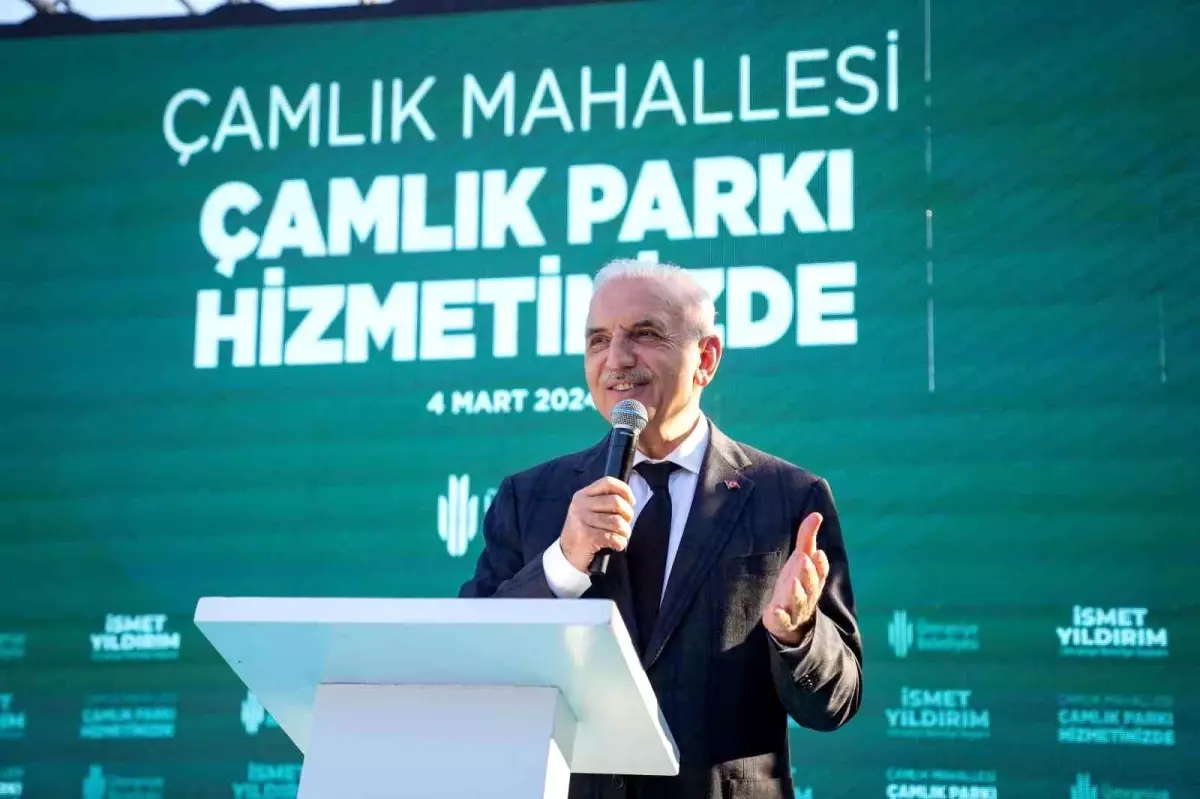 Ümraniye Belediyesi Çamlık Parkı\'nı hizmete açtı