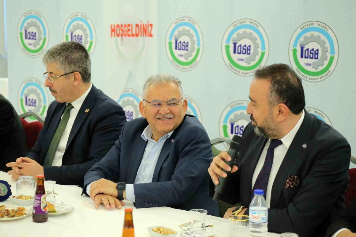 Başkan Büyükkılıç, İncesu OSB\'de İş İnsanlarıyla İstişare Toplantısında Buluştu