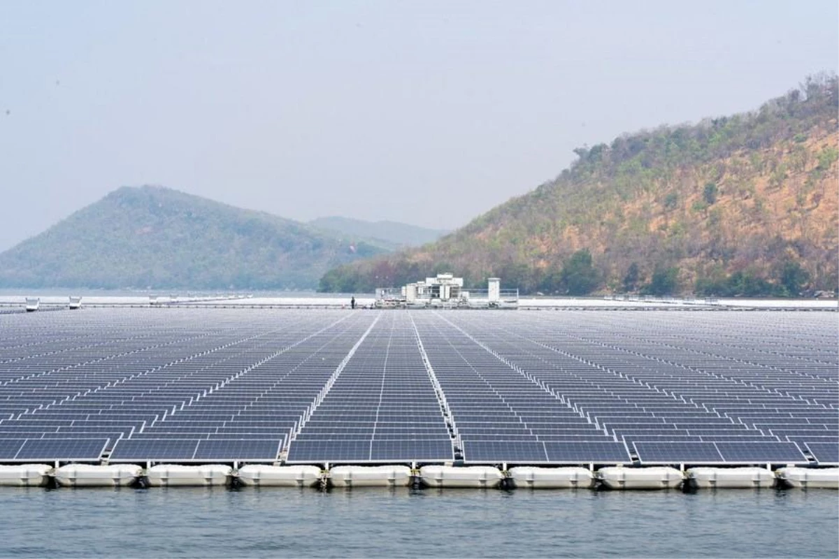 Çin ve Taylandlı şirketlerin ortak projesiyle Tayland\'da hidro-yüzer güneş enerjisi santrali faaliyete geçti