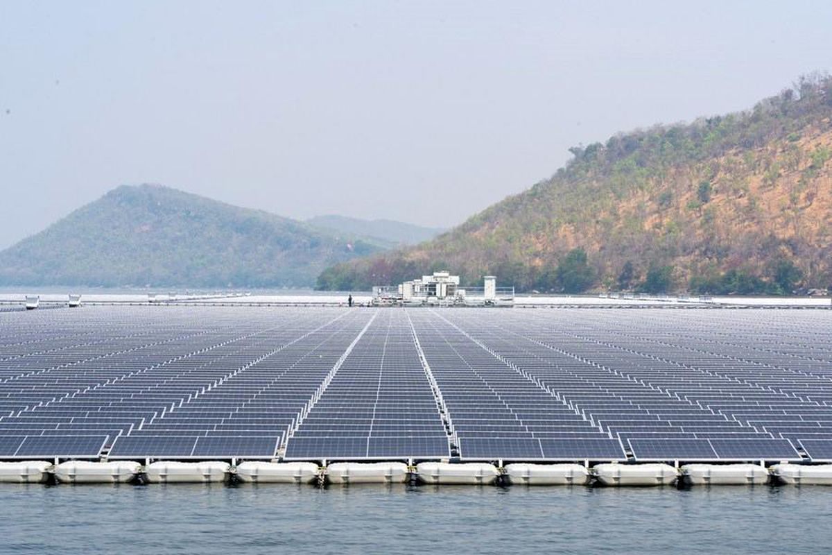 Çin ve Taylandlı şirketlerin ortak projesiyle Tayland\'da hidro-yüzer güneş enerjisi santrali faaliyete geçti