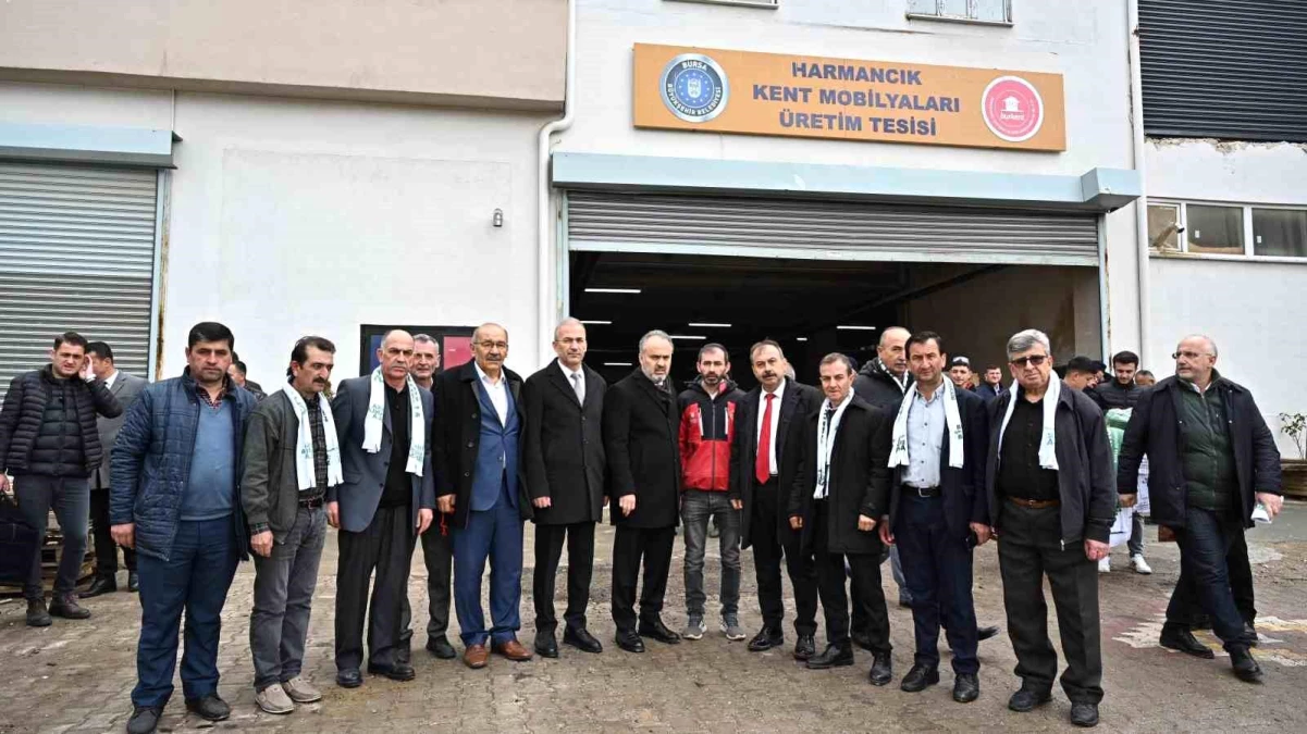 Bursa Büyükşehir Belediye Başkanı Harmancık\'ta Yol Sorununu Çözecek
