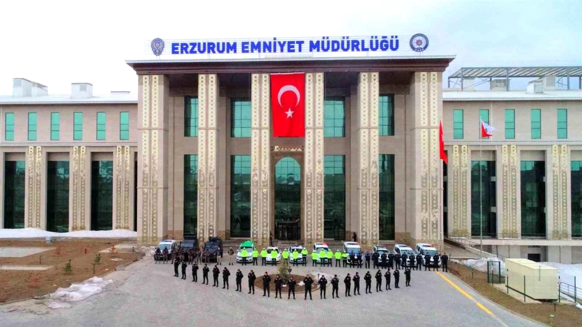 Erzurum Emniyet Müdürlüğü Şubat 2024 Döneminde 118 Bin Kişi ve 16 Bin Araç Üzerinde Sorgulama Yaptı