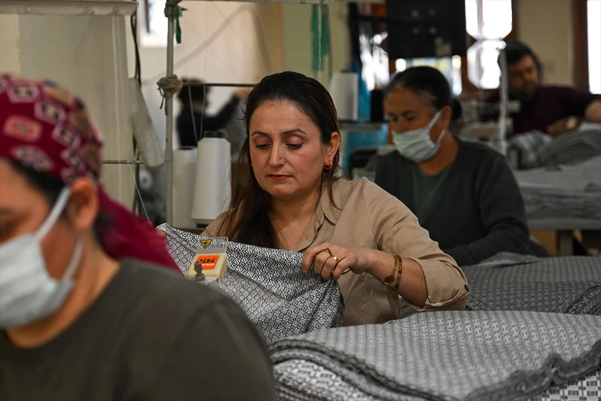 "Kadın eli" Kahramanmaraş depreminden sonra üretime yeniden başladı