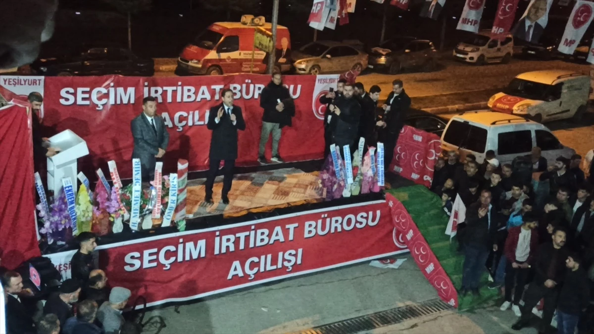 MHP Yeşilyurt İlçe Seçim İrtibat Bürosu Açıldı