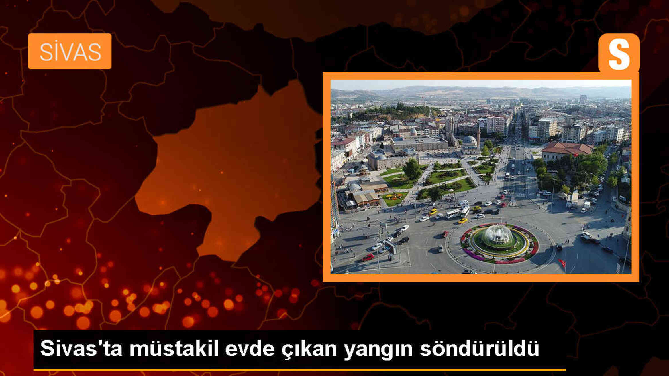 Sivas\'ta müstakil evde çıkan yangın itfaiye ekiplerince söndürüldü