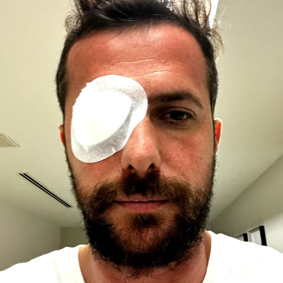 Eyüpsporlu Uğur Demirok, Bodrum FK maçında gözünden yaralandı