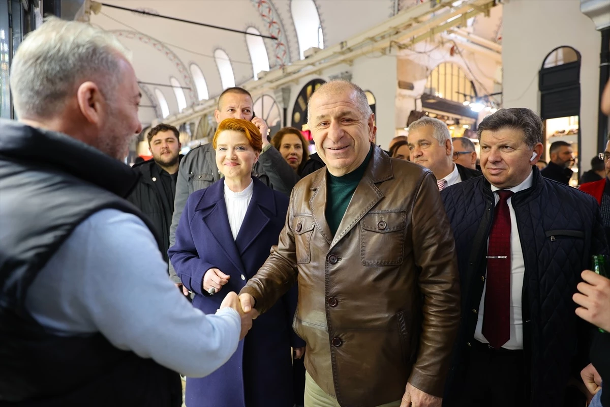 Ümit Özdağ, İstanbul\'da esnaf ziyaretlerinde bulundu