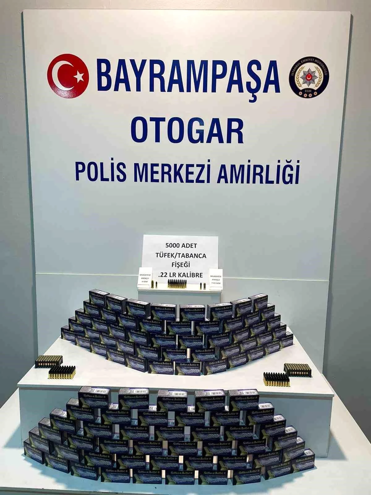 İstanbul\'da Otogarda Silah ve Mermi Operasyonu: 5 Bin Silah ve Mermi Ele Geçirildi