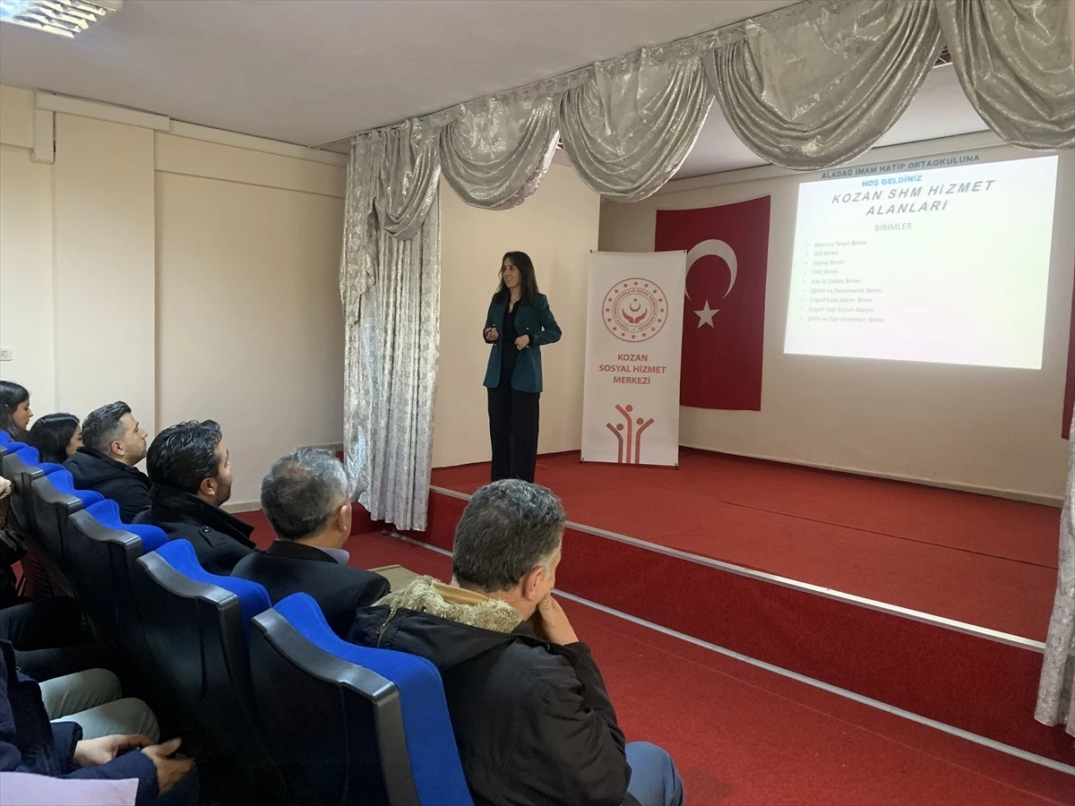 Adana\'nın Aladağ ilçesinde \'Okul ve Aile\' konulu seminer düzenlendi